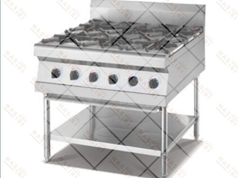 اجاق گاز 6 شعله پایه دار